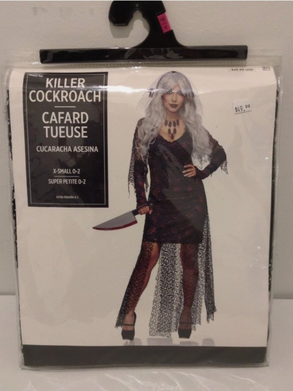The Horror Killer Cockroach Adult Costume in size X-Small Halloween